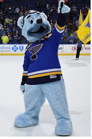 St. Louis Blues mascot