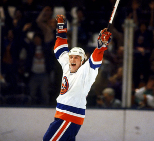 Mike Bossy of the Islanders