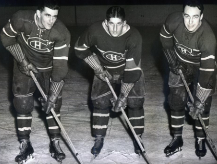 Legendary "Punch Line" of the Montreal Canadiens