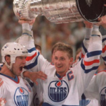 Wayne Gretzky with the Stanley Cup