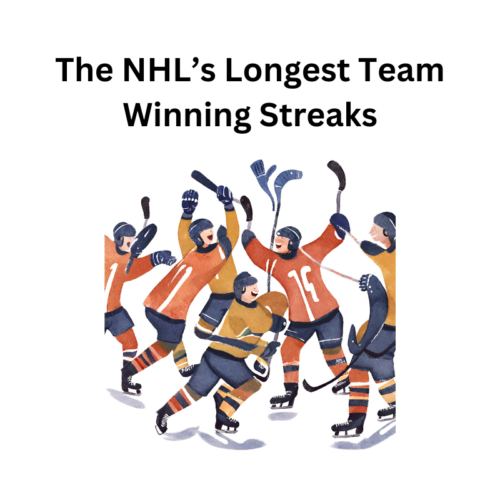 NHL team longest winning streaks