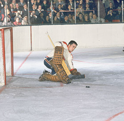 Rogie Vachon of the Canadiens