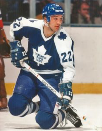 Dave "Tiger" Williams with the Leafs