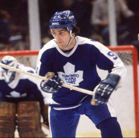 Wilf Paiement with the Leafs 1980