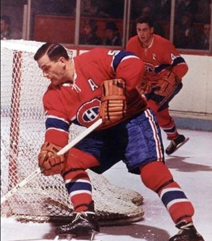 Bernei "Boom Boom" Geoffrion with Jean Beliveau