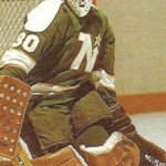 Cesare Maniago with the Minnesota North Stars