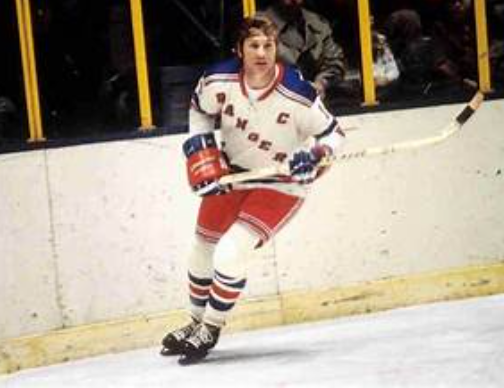 Vic Hadfield with the New York Rangers